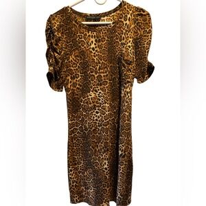 Generation Love Tiffany shift T-shirt leopard dress